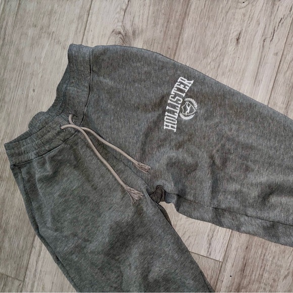 Hollister Pants - Hollister Charcoal Gray Jogger Sweatpants